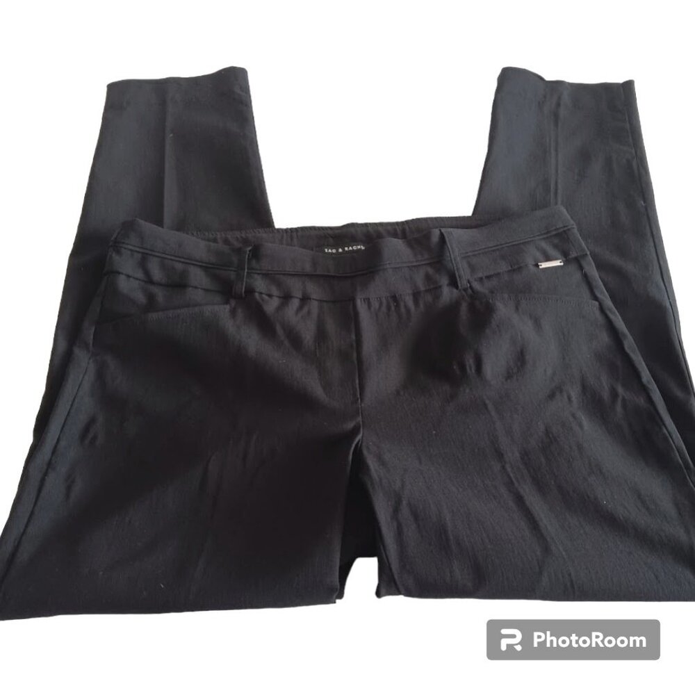 Black Zac & Rachel Lightweight Dress Stretch Pants Womens L/XL Business Casual